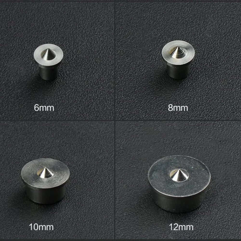 

8Pcs Dowel Tenon Center Points Pin Wood 6/8/10/12mm Dowel Tenon Center Woodworking Wood Drill Bit Tool