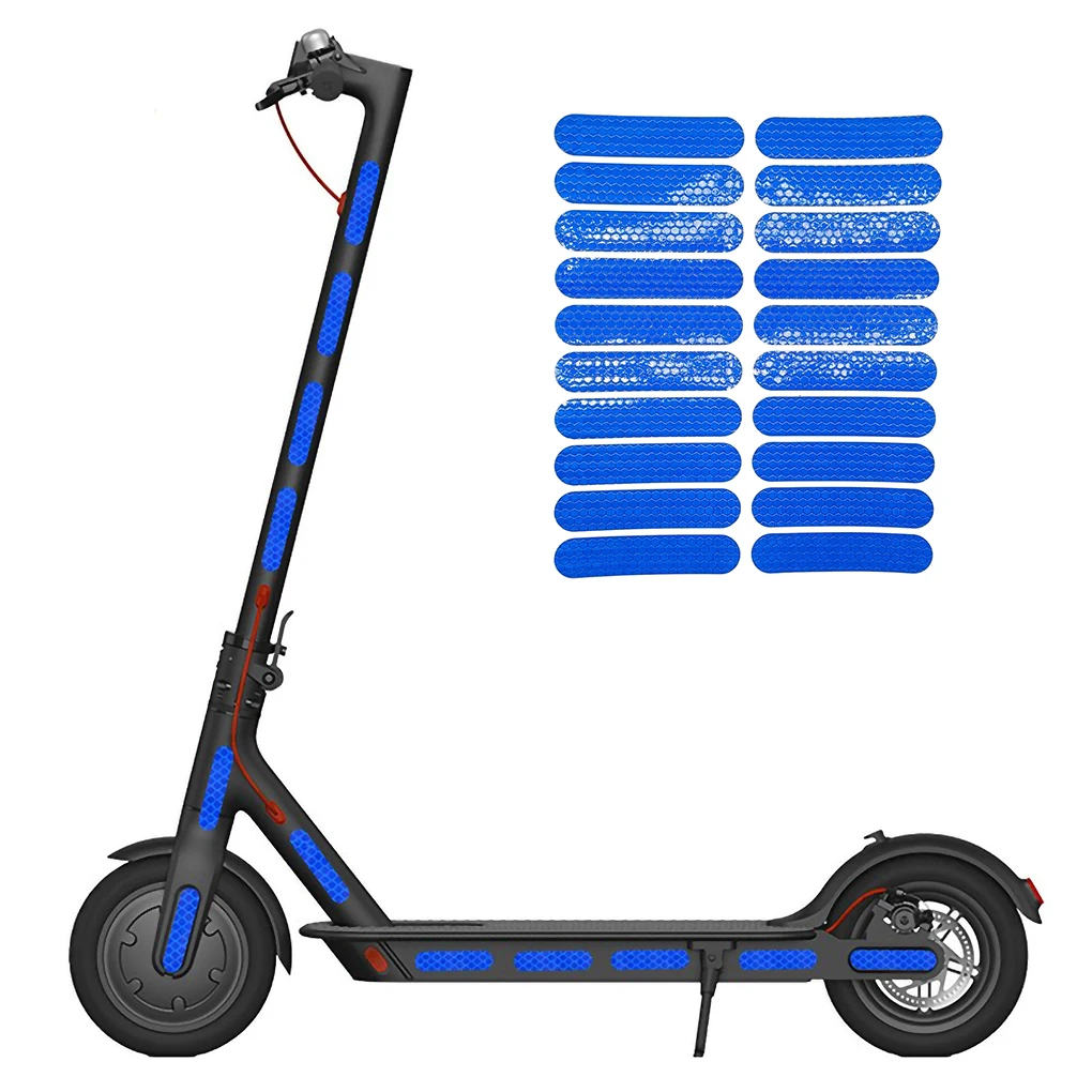 

Electric Scooter Sticker Reflective Self Adhesive Decoration Scooter Decal Replacement for Xiaomi M365/PRO/Max Accessories