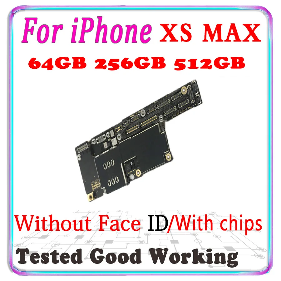 Бесплатный iCloud для IPhone XS MAX материнская плата с распознаванием лица оригинальная