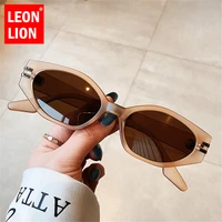 leonlion 2021 cateye vintage women sunglasses retro glasses womenmen leopard eyeglasses women brand designer gafas de sol mujer