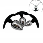 Нижнее белье для улицы маленькие большие металлические Силиконовые анальные бусины Анальная пробка фаллоимитатор вагинальный унисекс SM вставка секс-игрушки для мужчин женщины