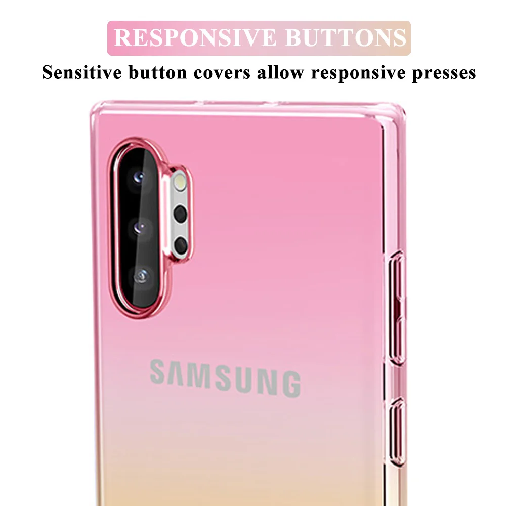 Galaxy Note 9 Case For Samsung Note9 Protective Cover Not 8 10 Skin Gradient Sansung Note8 Note10 Pro 5G Bumper Not9 Coque Not8 |