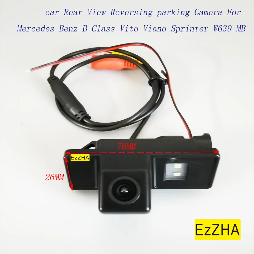 EzZHA car Rear View Reversing parking Camera For Mercedes Benz B Class Vito Viano Sprinter W639 MB