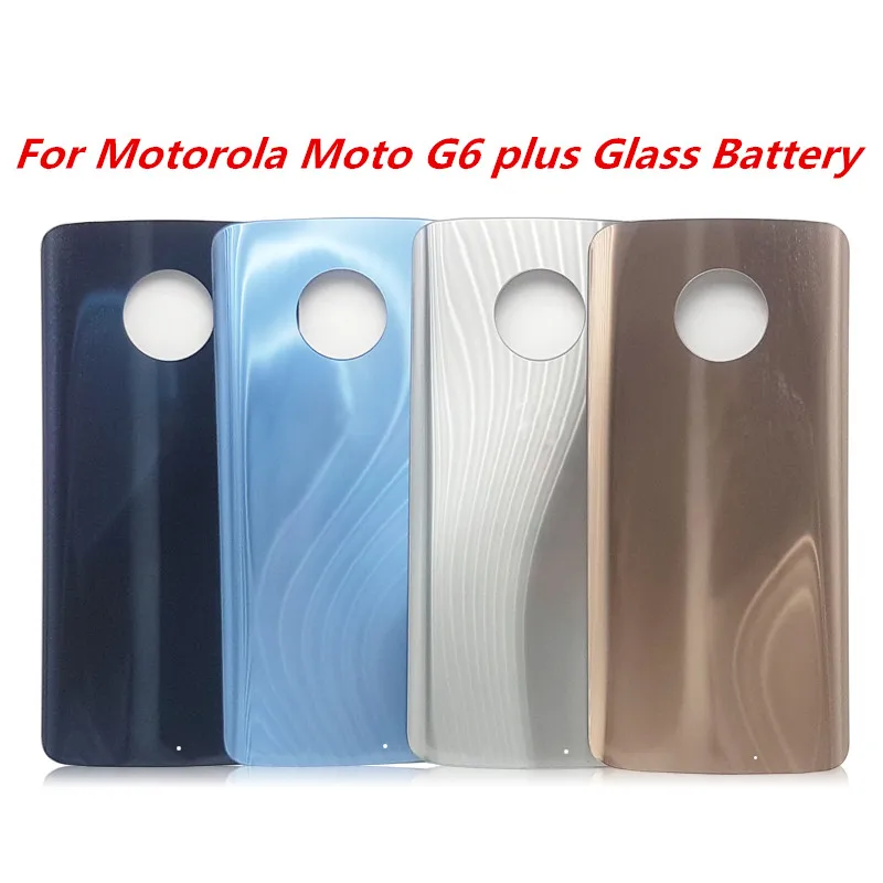 Задняя панель для Motorola Moto G6 plus заднее стекло запасные части XT1925 6|Корпусы и рамки