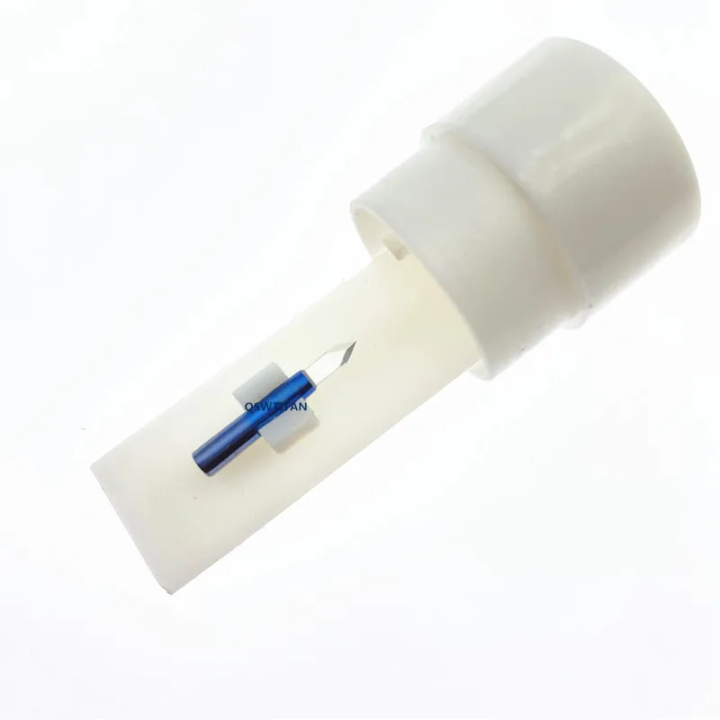 Офтальмологический прямой двойной ланцет головка ножа гладкое лезвие