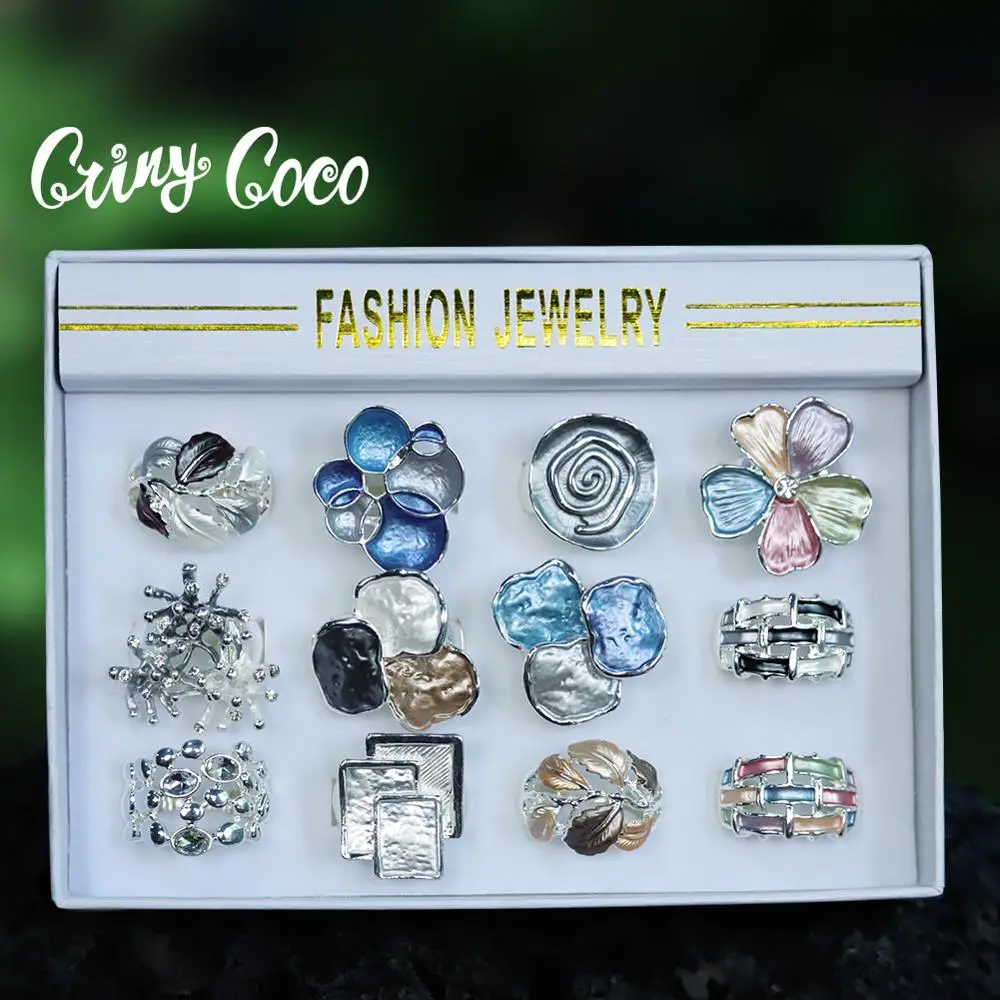 Новинка 2020 регулируемые серебряные кольца в стиле бохо для женщин набор девочек