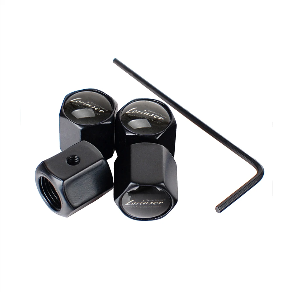 Автомобильный Стайлинг Авто Наклейка колес крышки стержня вентиля шины для Lorinser