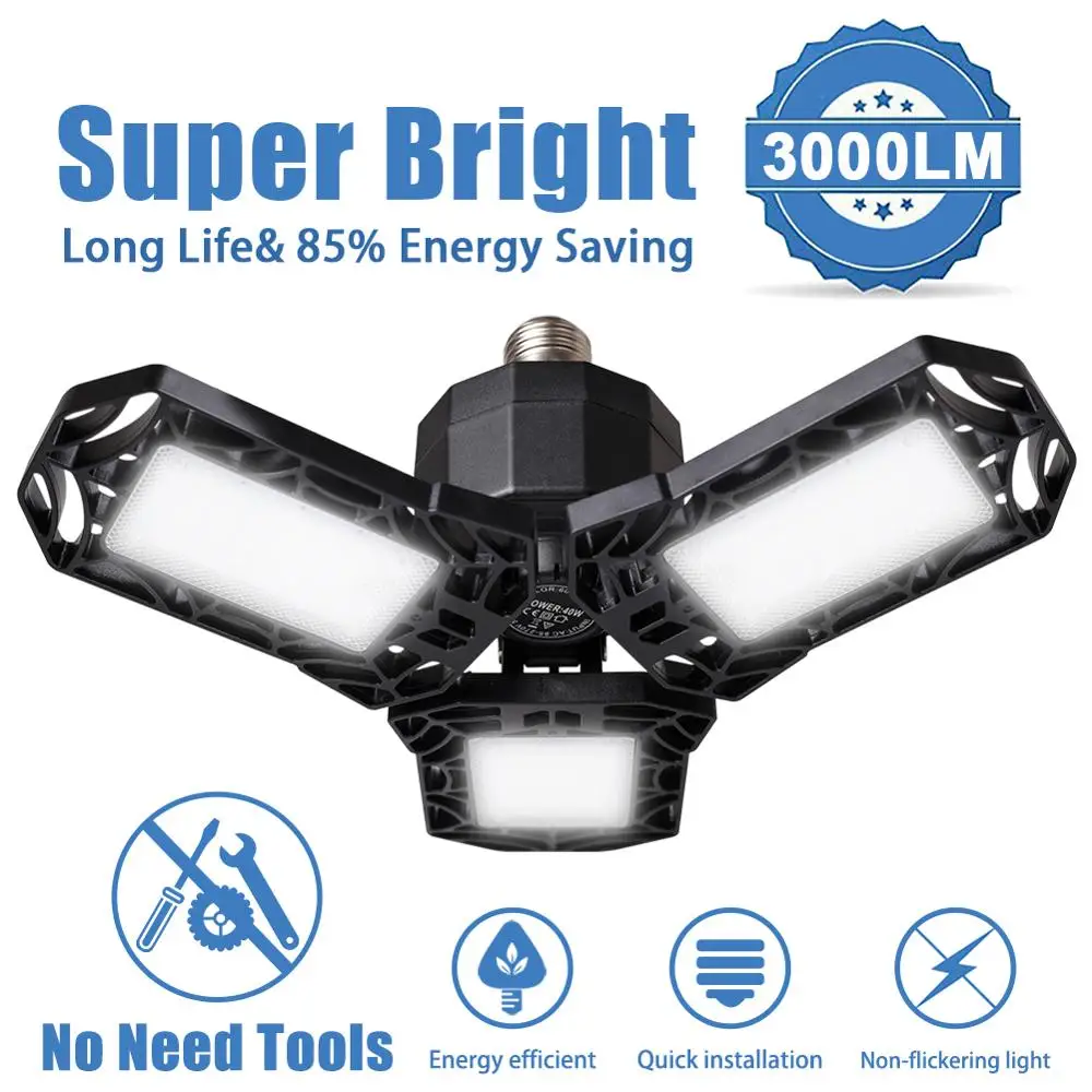 30 Вт Светодиодный светильник для гаража горно шахтный высокомощный многогранный