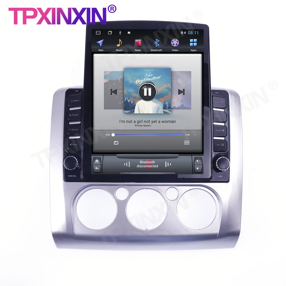 구매 DSP 테슬라 스타일 안드로이드 2004 GPS 차량용 멀티미디어 플레이어 헤드유닛 오디오 라디오 내비게이션 무선 카플레이, 포드 포커스 2012-10.0