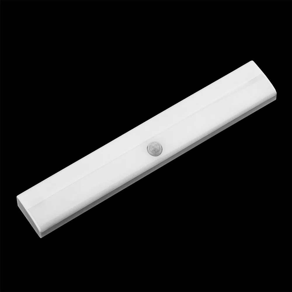 

10 Led Bright Pir Motion Sensor Light Cabinet Wardrobe Drawer Lamp Bulb Bed Cabinet Stairs Lighting Night Lights