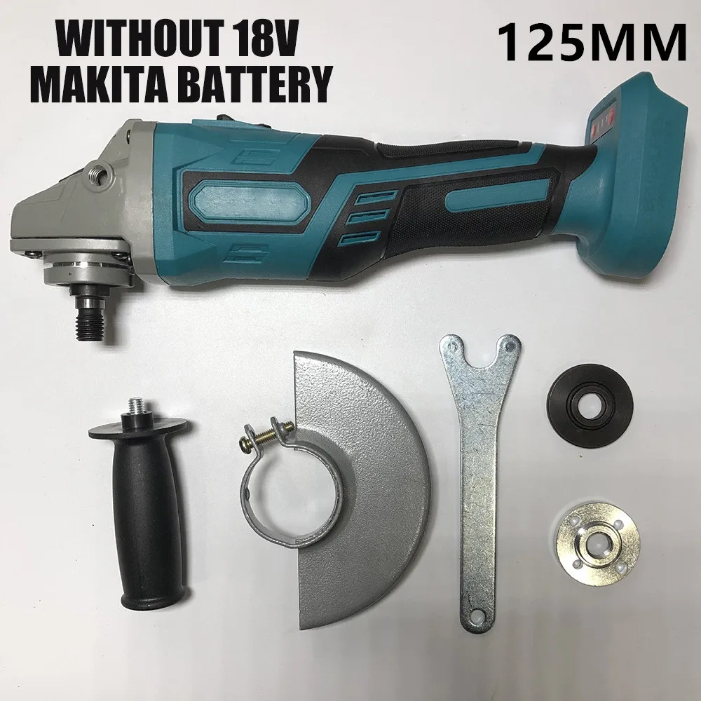 Бесщеточный полировщик для MAKITA 18 в подходит колеса 125 мм/100 мм прочный комплект с