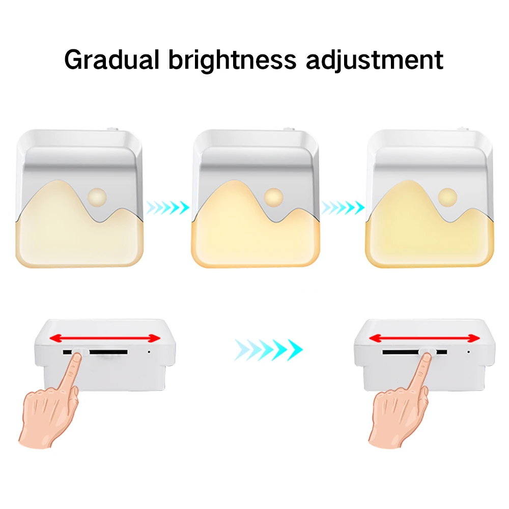 Умный сенсорный ночник BORUiT светодиодная лампа с управлением свесветильник для