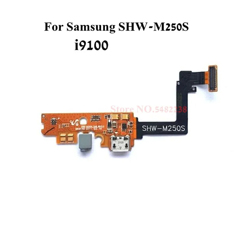 Оригинальный зарядный USB порт гибкий кабель для Samsung SHW M250S i9100 штепсельная плата