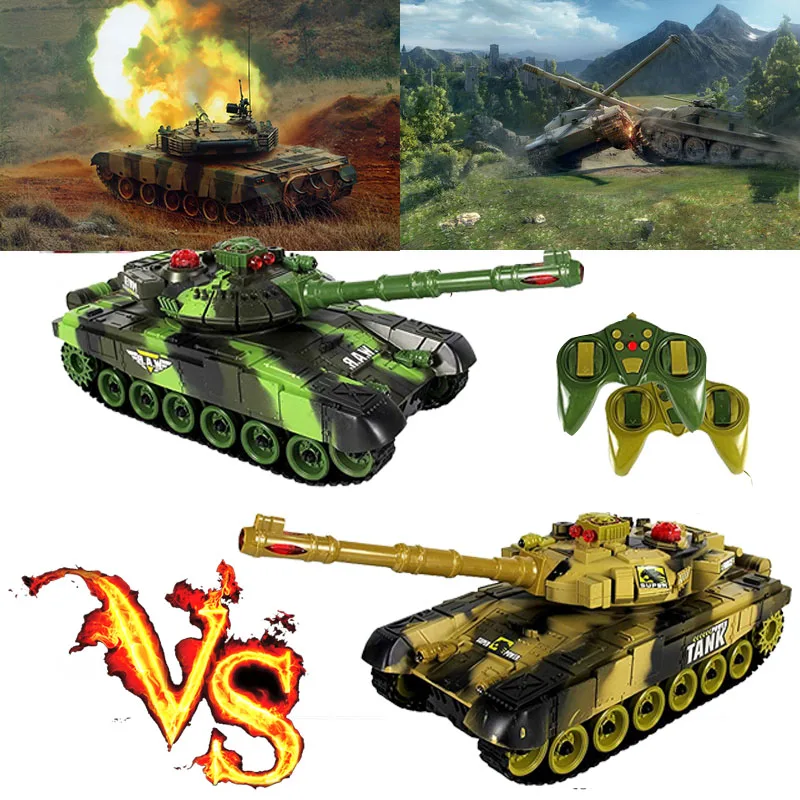 Радиоуправляемые танки 2 4 гр боевые со светодиодными индикаторами жизни