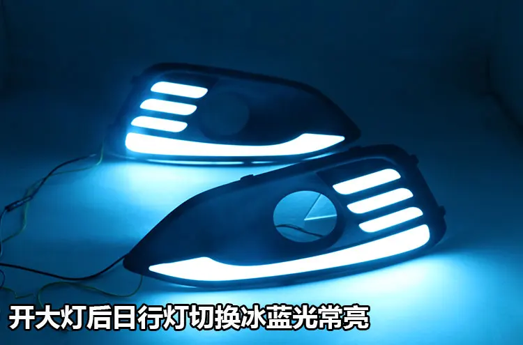 

2PCS For Chevrolet Chevy Malibu 2016-2018 DRL with turn signal Daytime Running Light fog lamp Daylight car styling