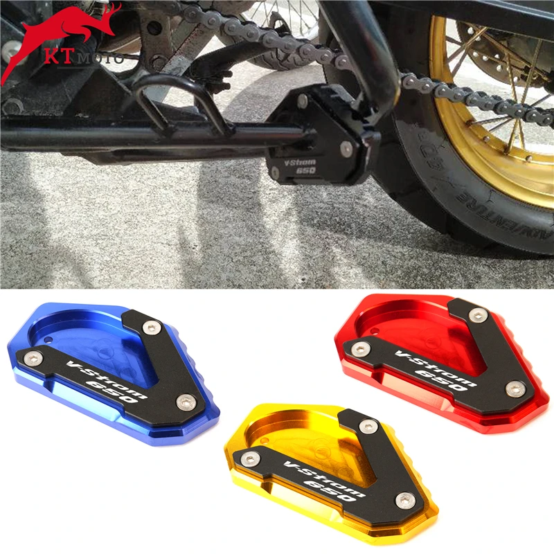 Для SUZUKI V STROM 650 VSTROM 650/XT DL650 2004 2021 Мотоцикл с ЧПУ подставки стопы боковая стойка