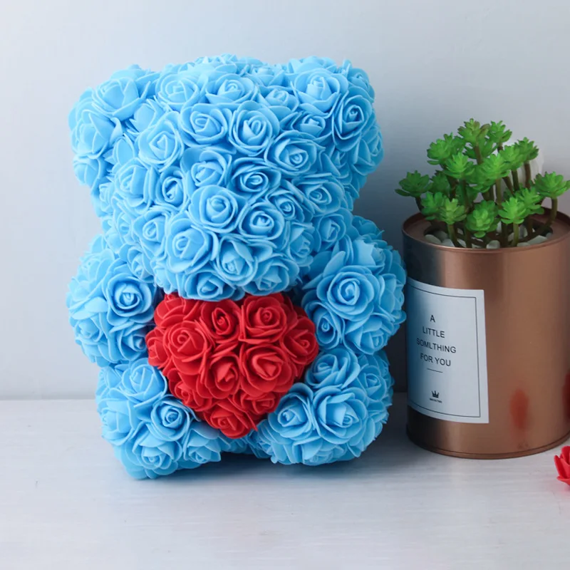 

Top Quality 25cm DIY Fat Type Rose Bear For Her