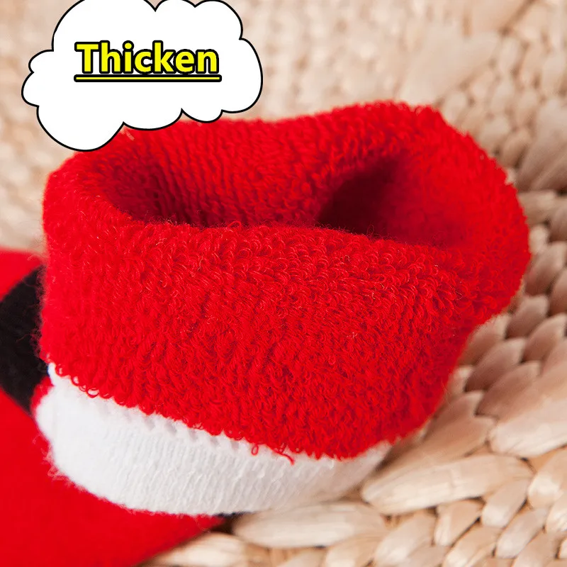 

Fall Winter Fashion Christmas Socks Funny Elk Santa Snowflakes Bells Christmas Tree Pattern Socks Happy Warm Girls Boys Socks