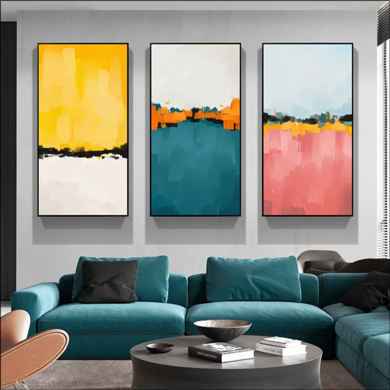 

Abstract Poster and Print Living Room Canvas Painting Pictures Decorative Paintings Modern Wall Art Painting Home Unframed