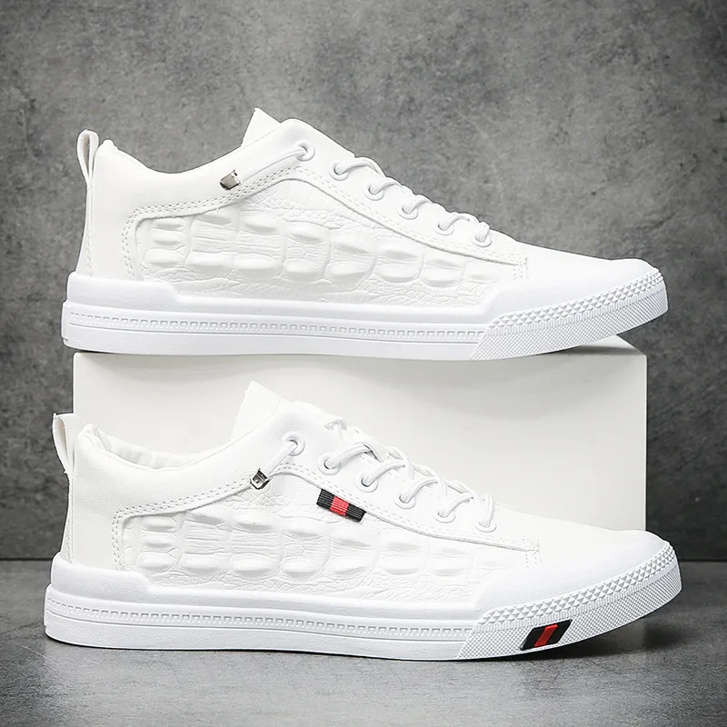

Summer White Sneakers Breathable Men's Sports Shoes Comfortable Outdoor Lace Up Walking Trainers Man Casual Sneakers Shoes