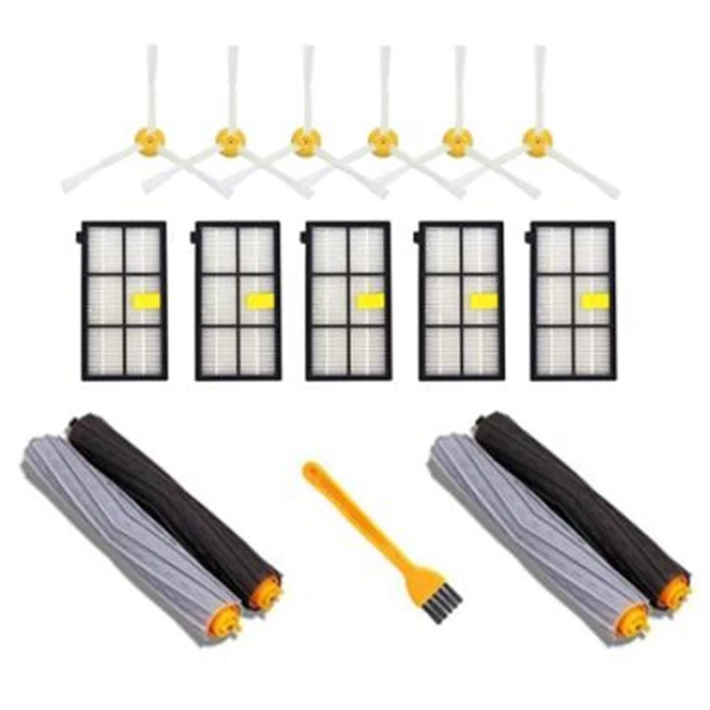 

HOT！-HEPA Filters Brushes Replacement Parts Kit for IRobot Roomba 980 990 900 896 886 870 865 866 Accessories Kit