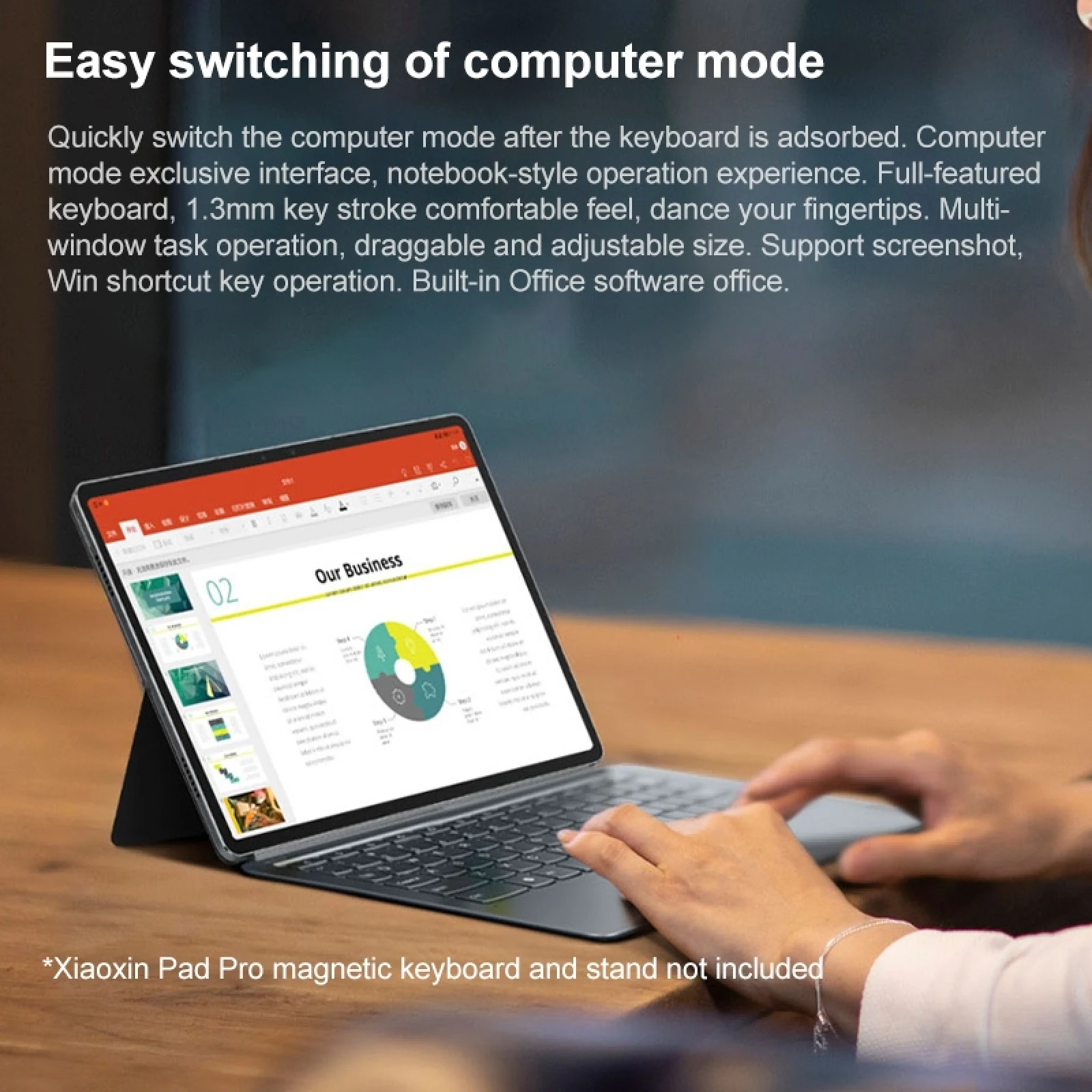 Планшет Lenovo Xiaoxin Pad Pro 6 + 11 5 ГБ 730 мАч OLED экран 128 &quot процессор Snapdragon 8600G Функция Face ID