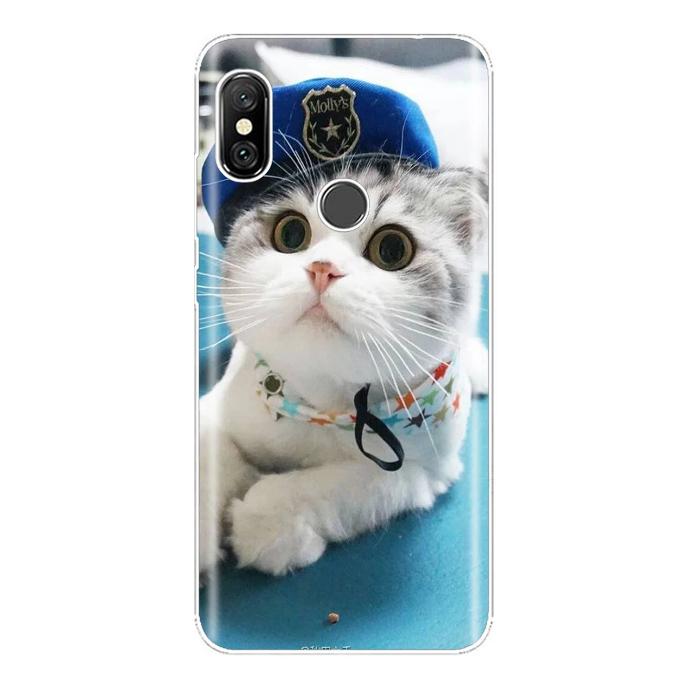 Для Xiaomi Redmi Note 6 Pro Чехол из ТПУ милый силиконовый чехол для xiomi футляр телефона