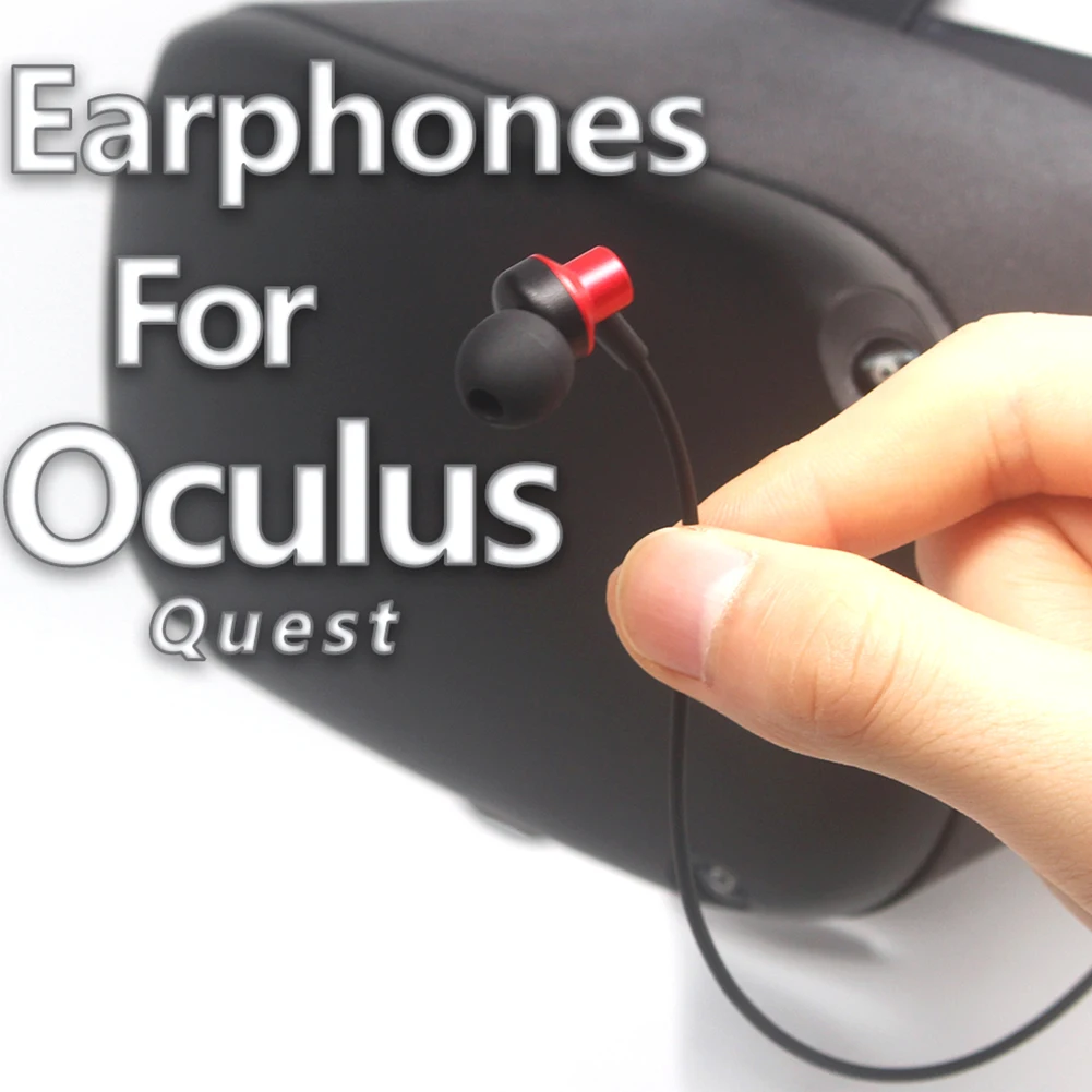 Стерео проводные наушники для Oculus Quest VR Game вкладыши из сплава с 3 парами наушников
