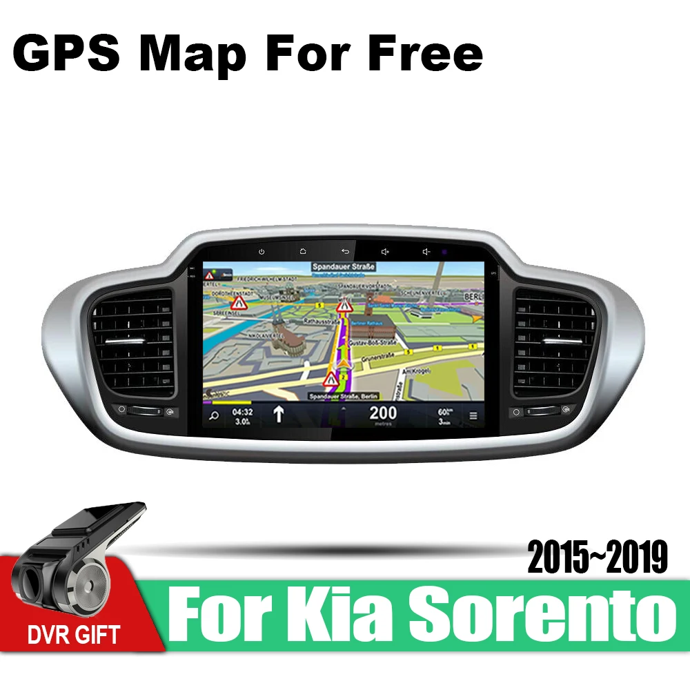 Автомобильный мультимедийный плеер ZaiXi с gps для Kia Sorento 2015 ~ 2019 автомобильный