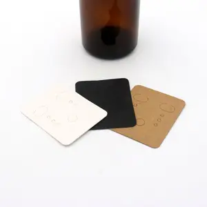 100 шт.лот x см прямоугольные Пустые бирки из крафт-бумаги для ювелирных изделий, ценники для сережек, этикетки для ювелирных изделий, фурнитура сделай сам