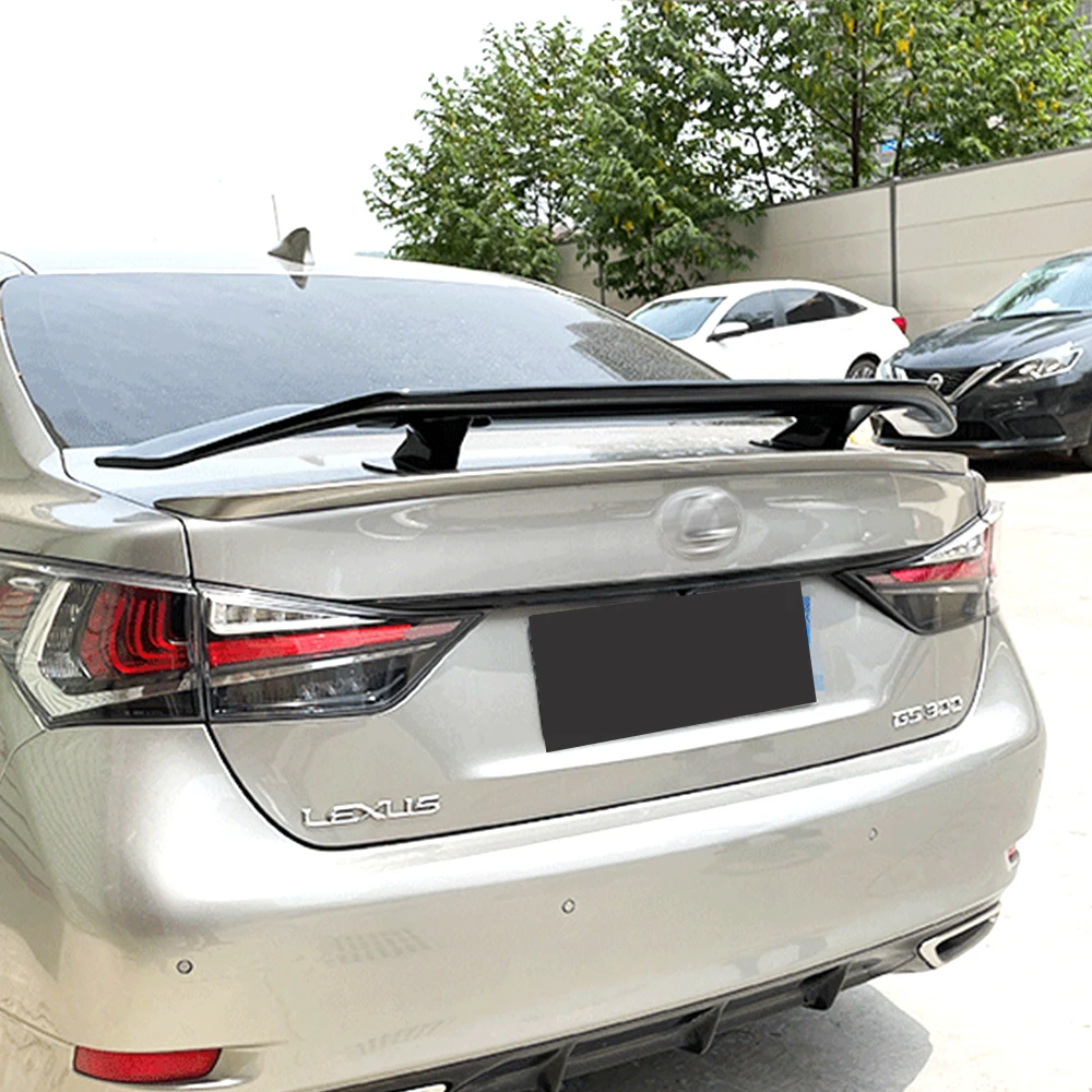 

Задняя Крышка багажника, автомобильный спойлер, крылья Ducktail для Lexus GS250 350 450h F Sport Sedan, аксессуары для тюнинга, запчасти