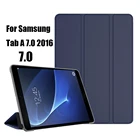 Для Samsung Galaxy Tab A 2016 дюйма, искусственная кожа, чехол-подставка для Samsung Tab A6 7,0, T280, T285, защитный чехол
