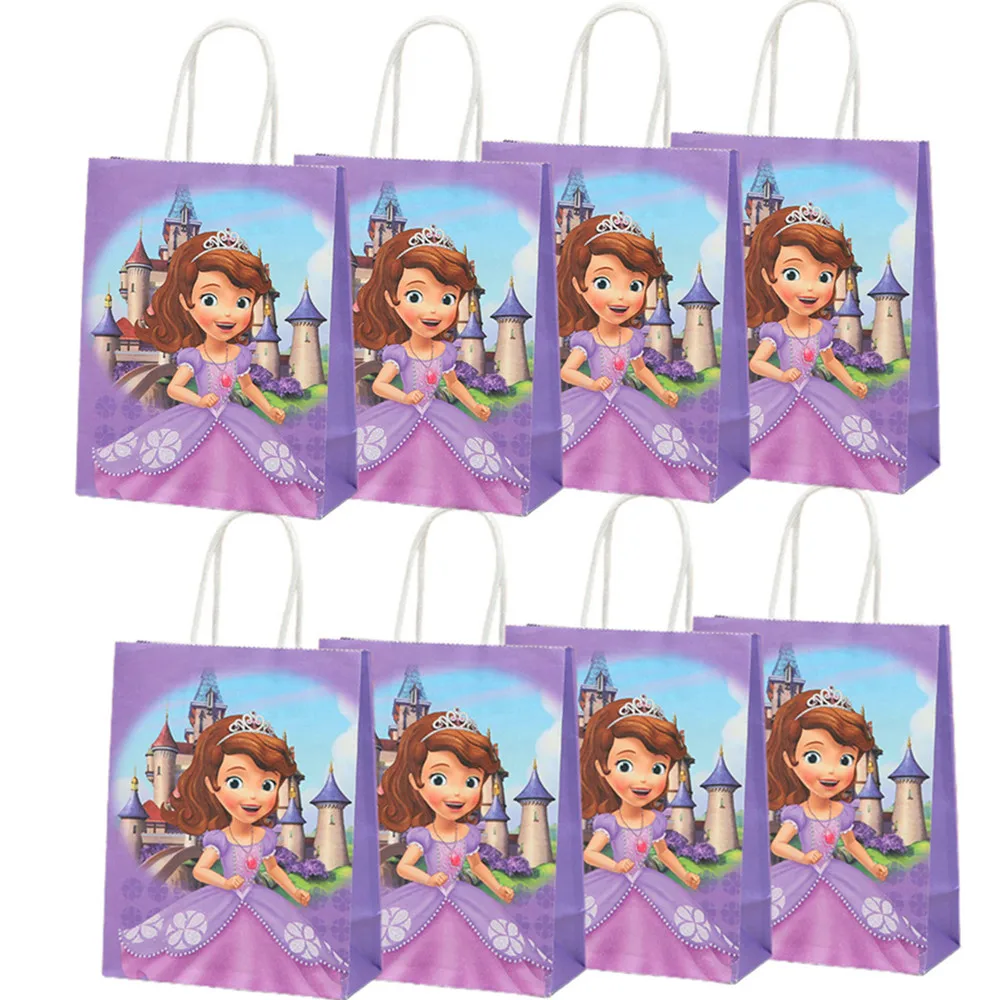 Multifunction Disney Sofia Party Bag With Handles 21x15x8cm 