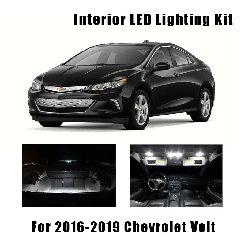 9 шт. автомобильные лампы для Chevrolet Volt 2016 2017 2018 2019|Сигнальная лампа| |
