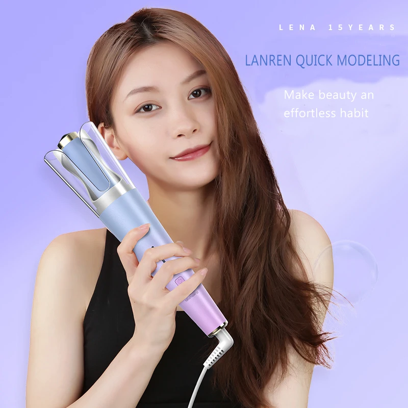 

Automatic Hair Curler Ceramic Negative Ion Curling Iron Long-Lasting Constant Temperature Electric Rotating Curling Styling Tool