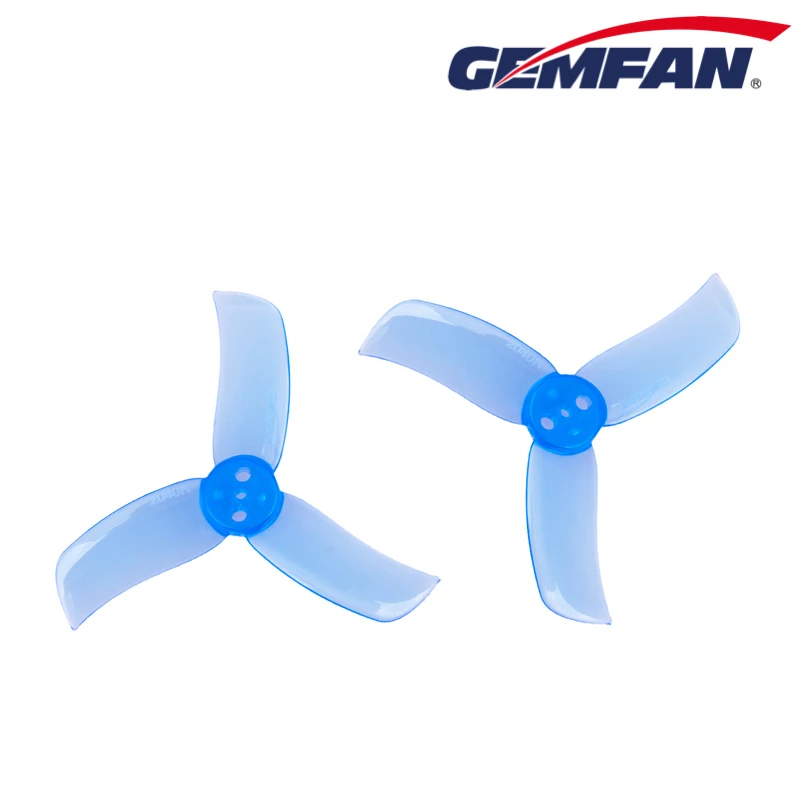 Gemfan Hulkie 2040 2X4X3 3-лопастной Пропеллер из поликарбоната с 3 отверстиями для