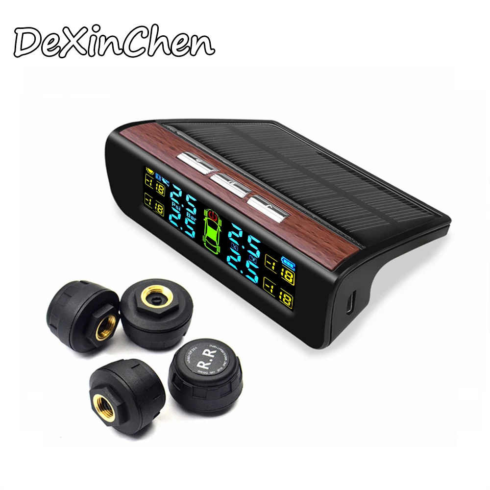 4 шины Сенсор автомобиля системы контроля давления в шинах Давление мониторинга