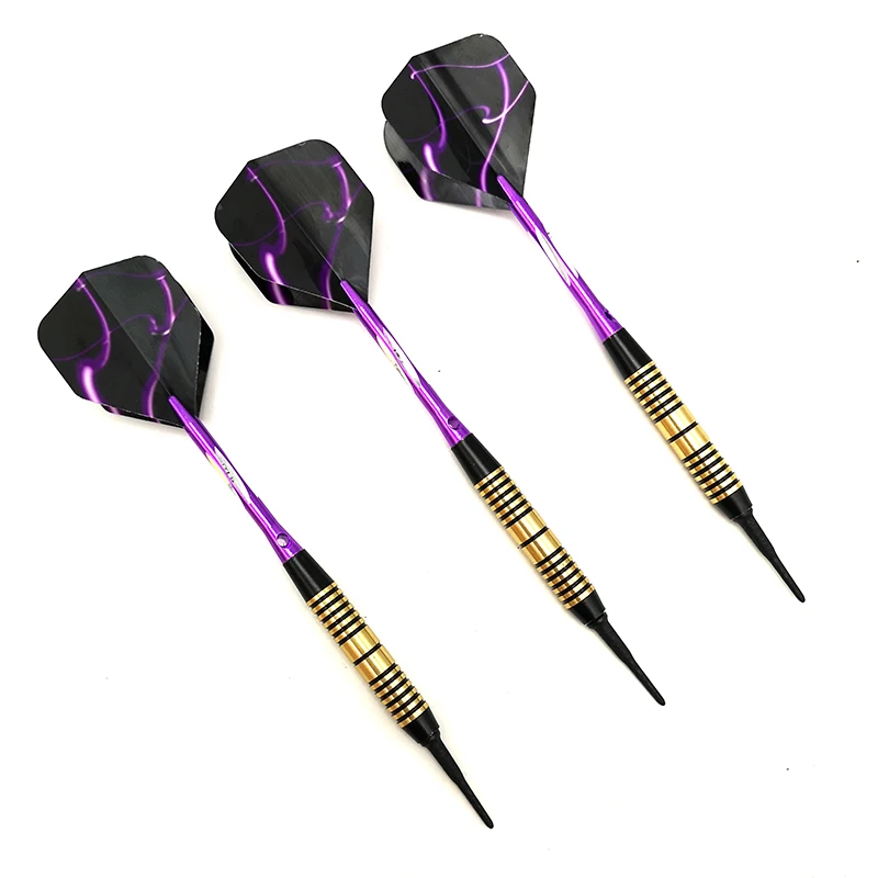 3 шт. 18 г электронная Дротика Мягкий Нейлоновый наконечник латунный ствол