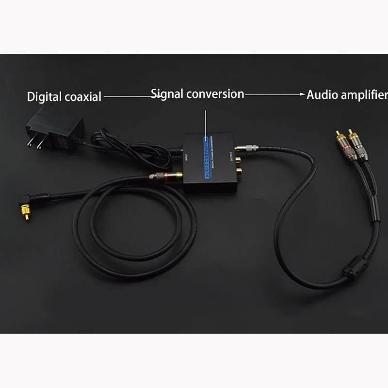 Коаксиальный цифровой стерео аудио SPDIF коаксиальный сигнал в аналоговый