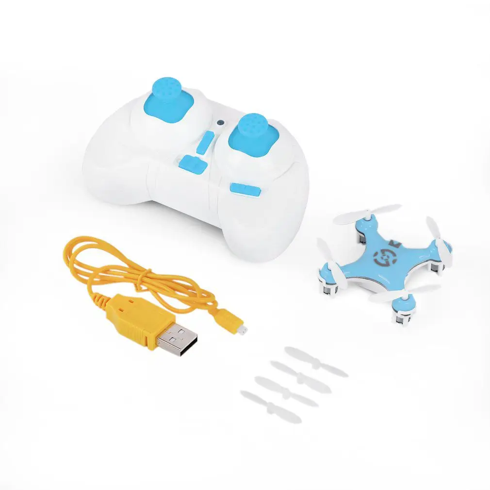 blue Cheerson CX-10 CX10 2,4G дистанционное управление Управление игрушки 4CH 6 оси Квадрокоптер с дистанционным управлением Мини RC вертолета радио Управление самолет RTF Дрон синий - Цвет: blue