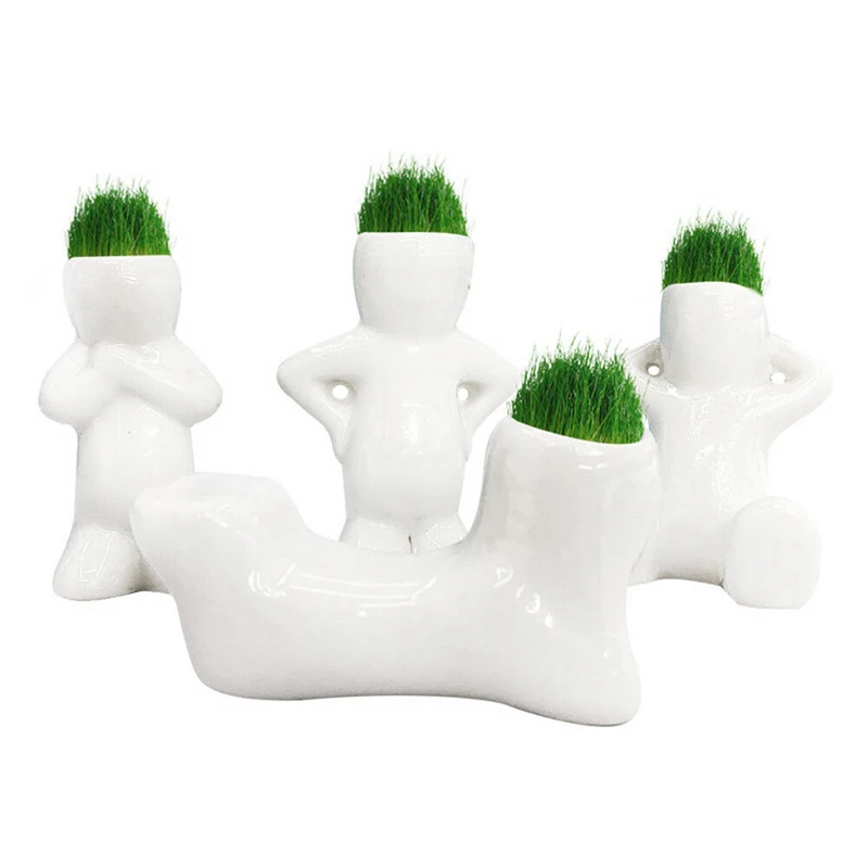 Горшечное растение трава плантатор мини-горшок украшение для стола дома |