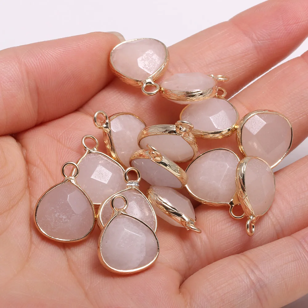 

Natural Semi Precious Stone Pendant Drop For Jewelry Making DIY Necklace Bracelets 13x18mm[Package Sale][Package Sale]