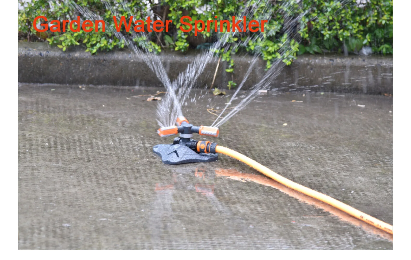 

360° Rotating Garden Sprinkler 3 Arms Automatic Grass Lawn Watering Grass Lawn Rotary Nozzle Rotating Irrigation Tool