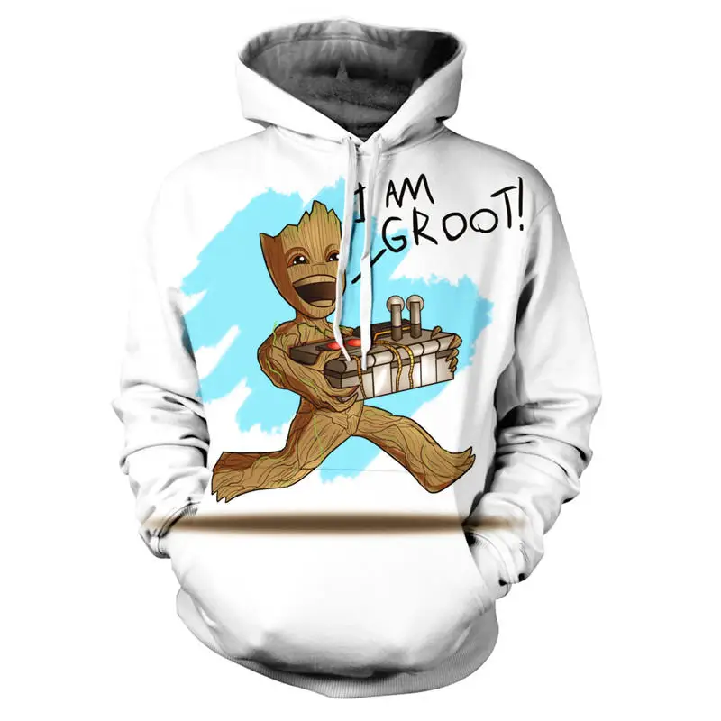 

2021 Guardians of the Galaxy Men's Women's Hooded Sweatshirt Sweatshirt 3D Printing Fun Hip Hop Casual Streetwear Hoodie