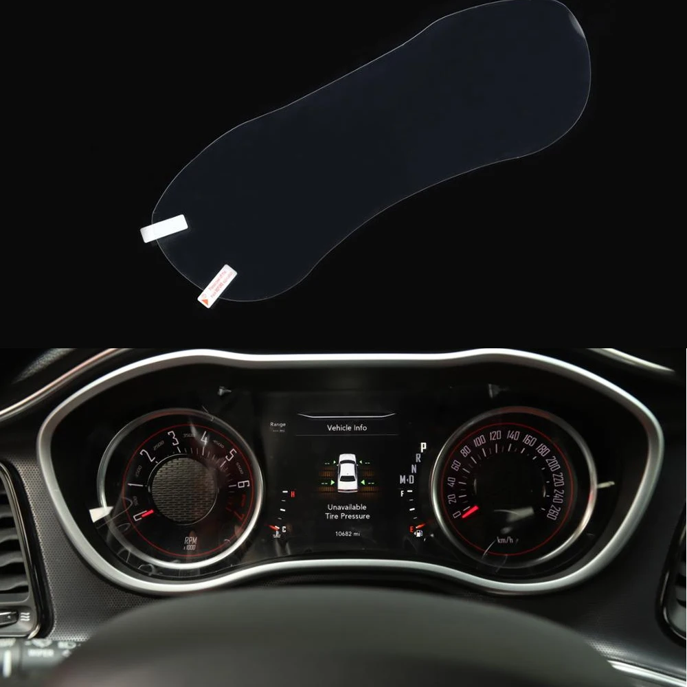 

Dashboard Panel Screen Protective Nano Film Prevent Scratching Anti-dust Film for Dodge Challenger 2015-2019 Car Interior Parts