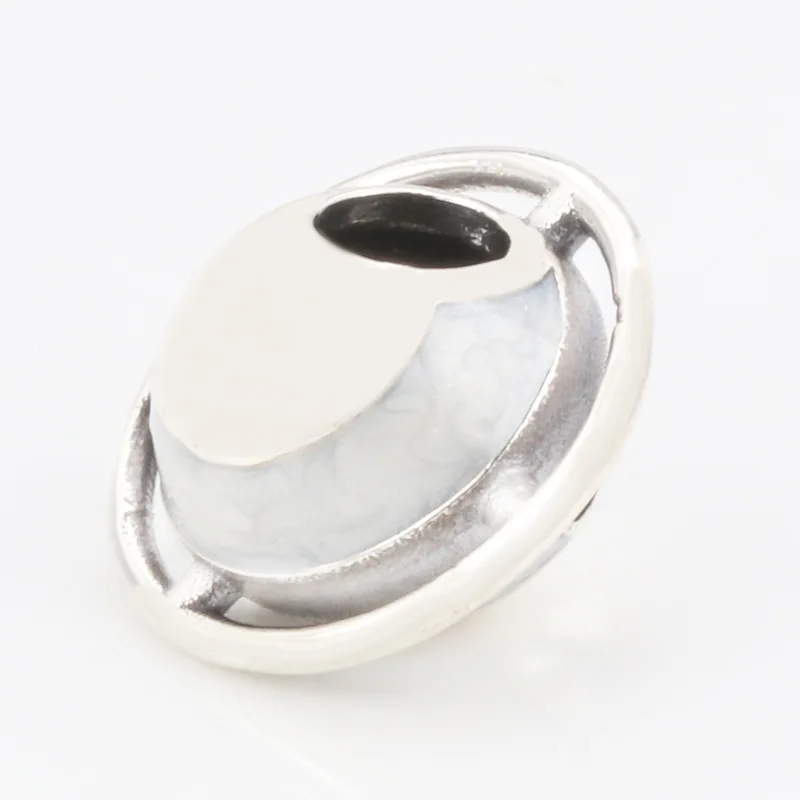 

Bewill Authentic 925 Sterling Silver Interstellar planet beads Fit Original Bracelet Necklace Pendant DIY Jewelry Making