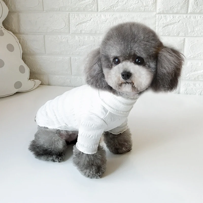 Женская одежда для собаки мягкая Солнцезащитная домашних животных свитер щенка