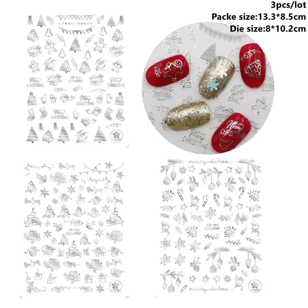 Finger Sticker 3 Taoup, металлический Рождественский браслет Санта-Клауса, подвески, висячие украшения, рождественские украшения, Рождественский Декор для дома, Navidad Noel Year - Цвет: Finger Sticker 3