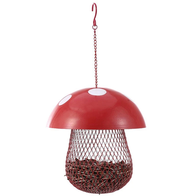 Качественная кормушка для птиц в форме гриба семян диких наружные декоративные