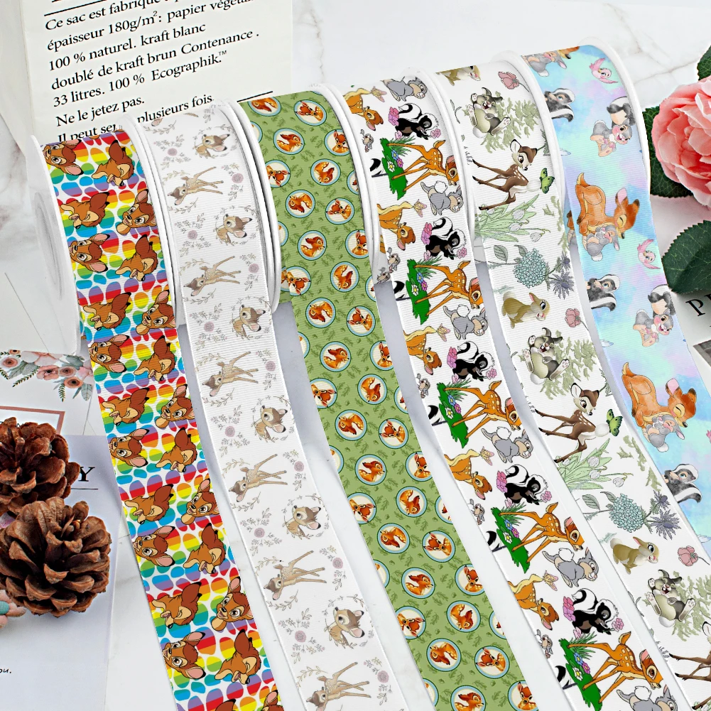 

Новая корсажная лента/атласная лента с мультяшным рисунком, 5 ярдов для вечерние, банты для волос, аксессуары «сделай сам»